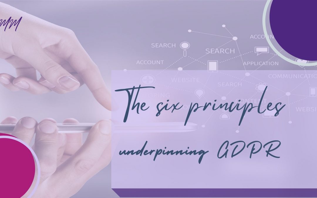 Michelle Molyneux, Be Data Savvy, Six principle GDPRs